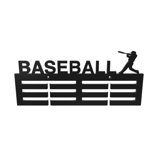 BASEBALL avec frappeur - Support à médailles 14"