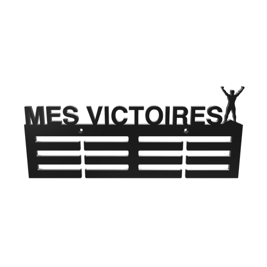 MES VICTOIRES - Support à médailles 14"